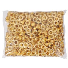 Yescom 1000 pcs 1/2″ Grommet Kit 12mm Size #4 Eyelets and Washers Brass YES0383