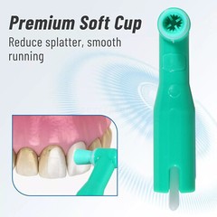 Dental Hygiene 4:1 Prophy Handpiece Straight Nose Cone 2 Holes 4 Holes Air Motor