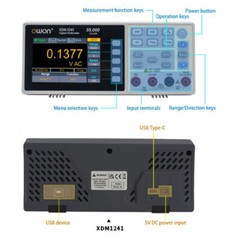 Owon XDM1241 USB/RS232 55000 Counts Universal Digital Multimeter Recharg Battery