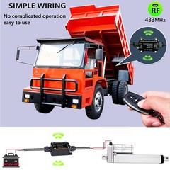 Forward and Reverse Remote Switch,DC 12V to 48V 8A Waterproof Remote Control Swi