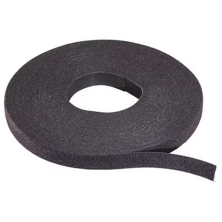 Rip-Tie W-75-Mrl-Bk Cable Tie Roll, 75 Ft L, 3/4 In W, Black, Nylon,