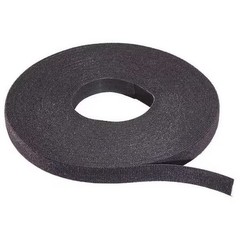 Rip-Tie W-75-Mrl-Bk Cable Tie Roll, 75 Ft L, 3/4 In W, Black, Nylon,