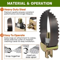 2-1/2″ 52817 C Cutter Drain Cleaner Tool T-231 for Ridgid K-40 K-45 K-50 K-3800