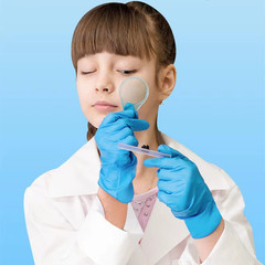 Kids Disposable Nitrile Gloves Children Powder Latex Free Household Cleaning Glo