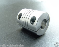 12.7mm x 12.7mm 1/2″x1/2″ Aluminum Flexible Shaft Clamp Coupler Coupling