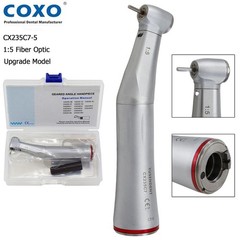 COXO Optic Fiber 1:5 Contra Angle Handpiece CX235C7 C7-5 Standard Head Dental