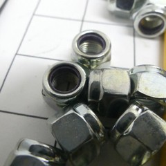 Qty 100 Nylon Insert Lock Nut Fine 3/8″-24 Gr 2 Zinc Plated Steel NyLoc NyLock