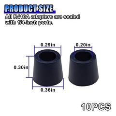 Rubber O-Ring Refrigerant Seals For AC Manifold And Charging Hose Systems New US
