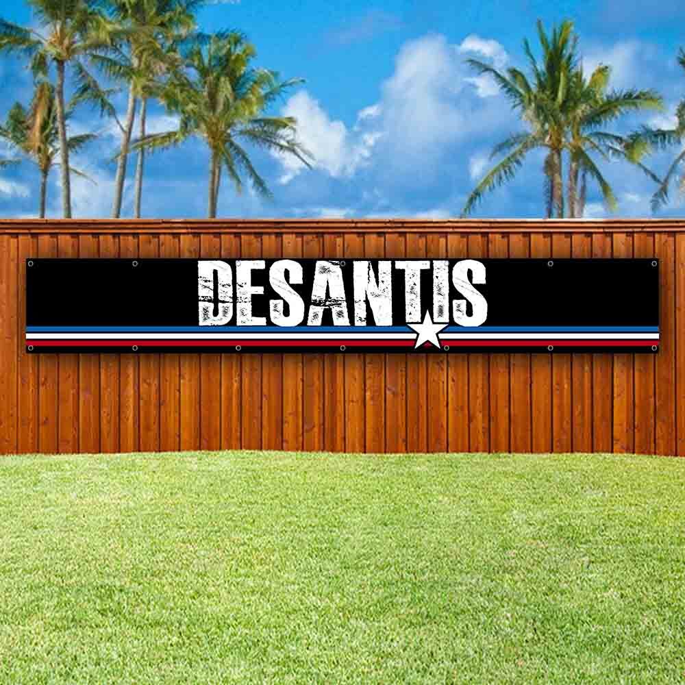 DESANTIS 2024 XXL Banner Advertising Vinyl Flag Sign Many Sizes LARGE SIZE ELECT
