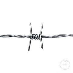 Real Barbed Wire 50ft 18 Gauge – Great for Crafts, Fences, and Critter Deterrent