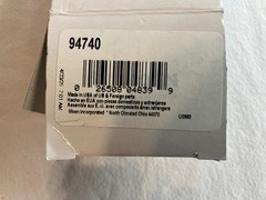 Moen 94740 Chateau Replacement Bathroom Faucet Handle Kit, Chrome Lever
