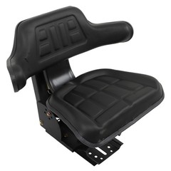 Black Tractor Suspension Seat For Massey Ferguson 180 185 235 240 245 250 254