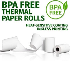 50 Rolls Case 2 1/4″ x 85′ Thermal Cash Register Credit Card POS Receipt Paper