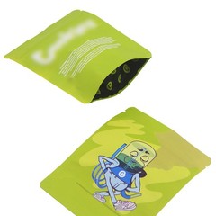100 PCS Smell Proof Zipper Stand Up Pouches – 3.5g 4 Styles Cute Cartoon Bags