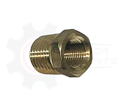 1/4″ MNPT x 1/8″ FNPT Brass Reducer Bushing Adapter / Pipe Reducer Hex Fitting
