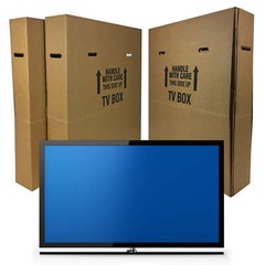 TV Adjustable Moving Box Fits Up to 70″