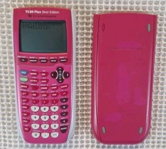 Texas Instruments TI-84 Plus Silver Edition Graphing Calculator Pink Handheld
