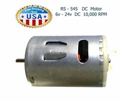 1 x RS-545 DC Motor 6 – 25V 12000 RPM, High Torque, DIY Tools, Models..New.