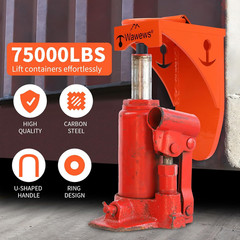 Shipping Container Jack Lug – 75000 LBS Capacity Leveling Attachment, Thick High