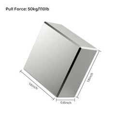 2pcs Super Strong Large N52 Grade Neodymium Large Block Rare Earth 40x40x20mm US