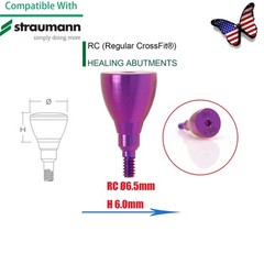 US Fit Straumann ITI RC Healing Abutment & Closure Cap Titanium Regular Platform
