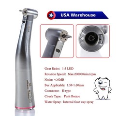 Dental X95L 1:5 Increasing Handpiece Led Fiber Optic Inner Water Spray F/ NSK st
