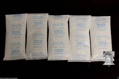 10 Gram Silica Gel Desiccant Packets Tyvek Meets FDA 5 Pieces Gun Safe Coin Box