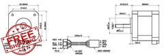 STEPPERONLINE 0.9deg Nema 17 Stepper Motor 1.5A