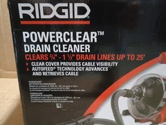 Ridgid Powerclear 120-Volt Drain Cleaning Snake Auger Machine – FAST SHIPPING!
