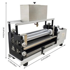 110V Auto Gluing Coating Machine Double-sided Gluing Machine for Paper & Leather