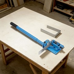 0–5mm Manual Flat Bar Bender, Sheet Metal Bending Tool,Blue Metal Bending Tool