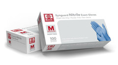 Intco Synguard Blue Nitrile Exam Gloves Medium 1000 Count Latex Free