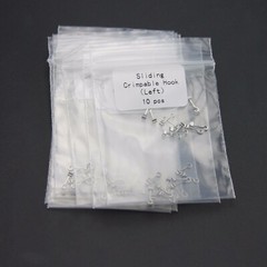 10 Pcs 1 Pack Dental Crimpable Hooks Size Long Curved Left Fix On Wires Hook