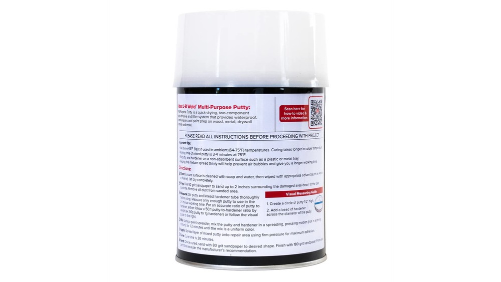 JB Weld Multi-Purpose Putty – Quart – Home Exterior & Interior (40052)