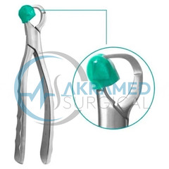 Dental Extraction Physics Forceps Standard Series Set of 4 Pcs with Bumpers
