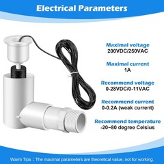 1 Pack SS2 Float Switch for Easy Installation, AC as the picture shown