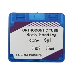 80 Tubos Ortodoncia Buccal Tube 1st Molar Single Tube Roth MBT 022 Bondable Conv