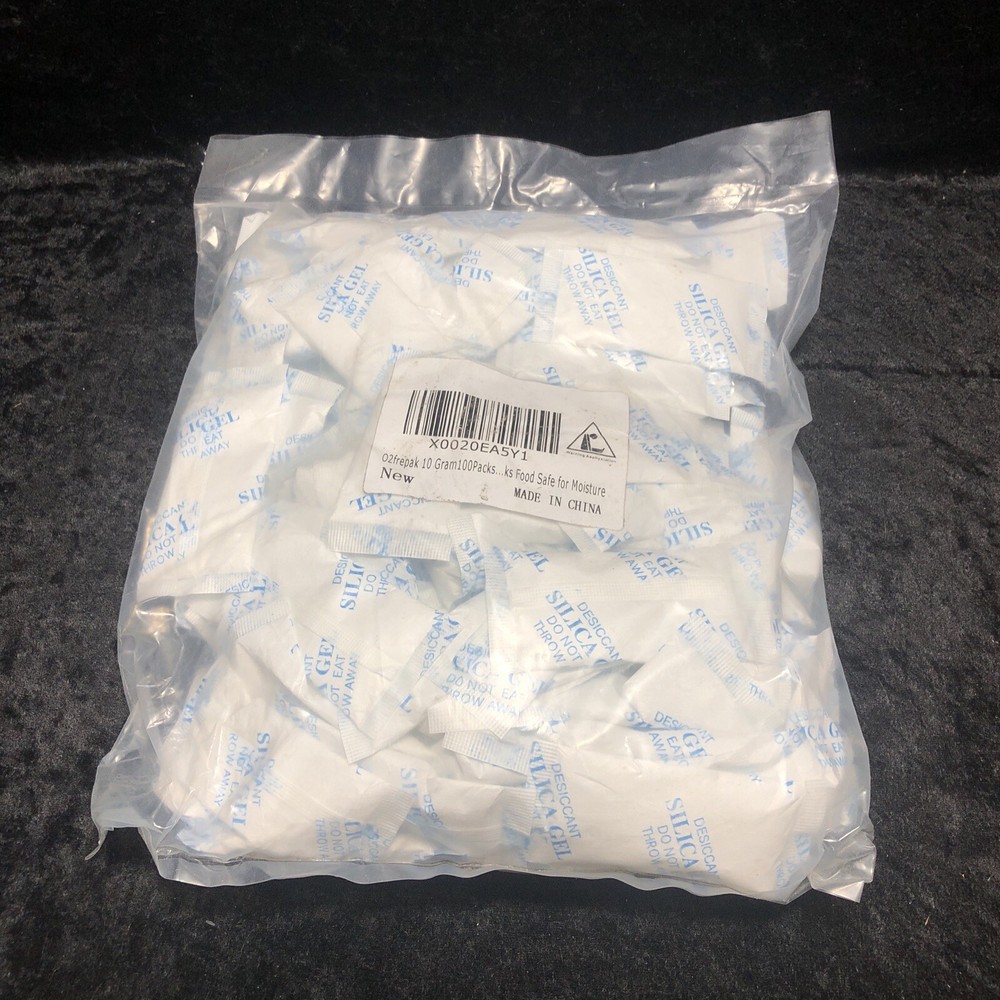 10 gram X 100 PK Food Grade Silica Gel Packets