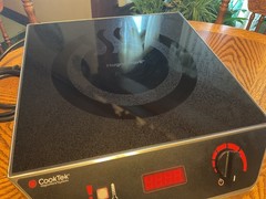 COOKTEK FS-1H-1800W, MC1800 INDUCTION COOKING SYSTEMS COOKTOP For Parts Only