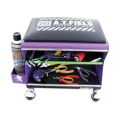 EVANGELION Motif Working Stool Soft Mat & Casters A.T.FIELD ECH521 EVA JAPAN NEW