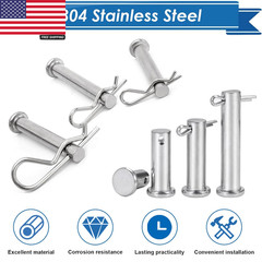 Cotter Pin Assortment Kit – 304 Stainless Steel 13 Sizes Cotter Pins & R Clips C