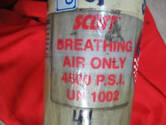 SCOTT 4500PSI 30 Min SCBA Bottle Tank Cylinder CGA347 valve Paintball Air gun