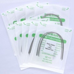 10 PACKS Dental Ortho 014 Upper Super Elastic Niti Round Arch Wire Nature Form