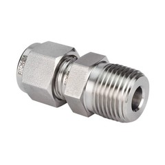 FITOK 316 Stainless Steel Tube Fitting Male Connector 1/16″ Tube OD x 1/16″ MNPT