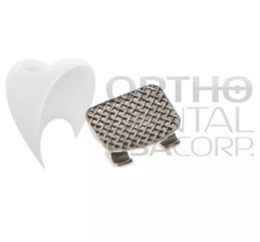 SET X 5 ORTHODONTIC BRACKET MBT .022” W/H 3,4,5 MIM MICROETCHED MESH BASE
