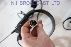 4x Satcom headsets  sold as shown, (no warranty)