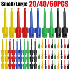Lot Hook Clip Mini Grabber Test Probe Lead Wire Kit For Multimeter Test Probe