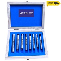 8 Pc Edge Center Finder Set Single Double End Wiggler Milling CNC Steel Tool Kit