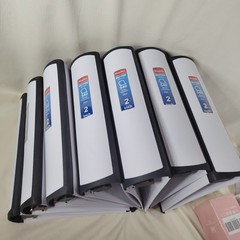 7 Pack ~Staples Better 2-Inch 3-Ring Binder, White – Heavy-Duty. Rubber corner