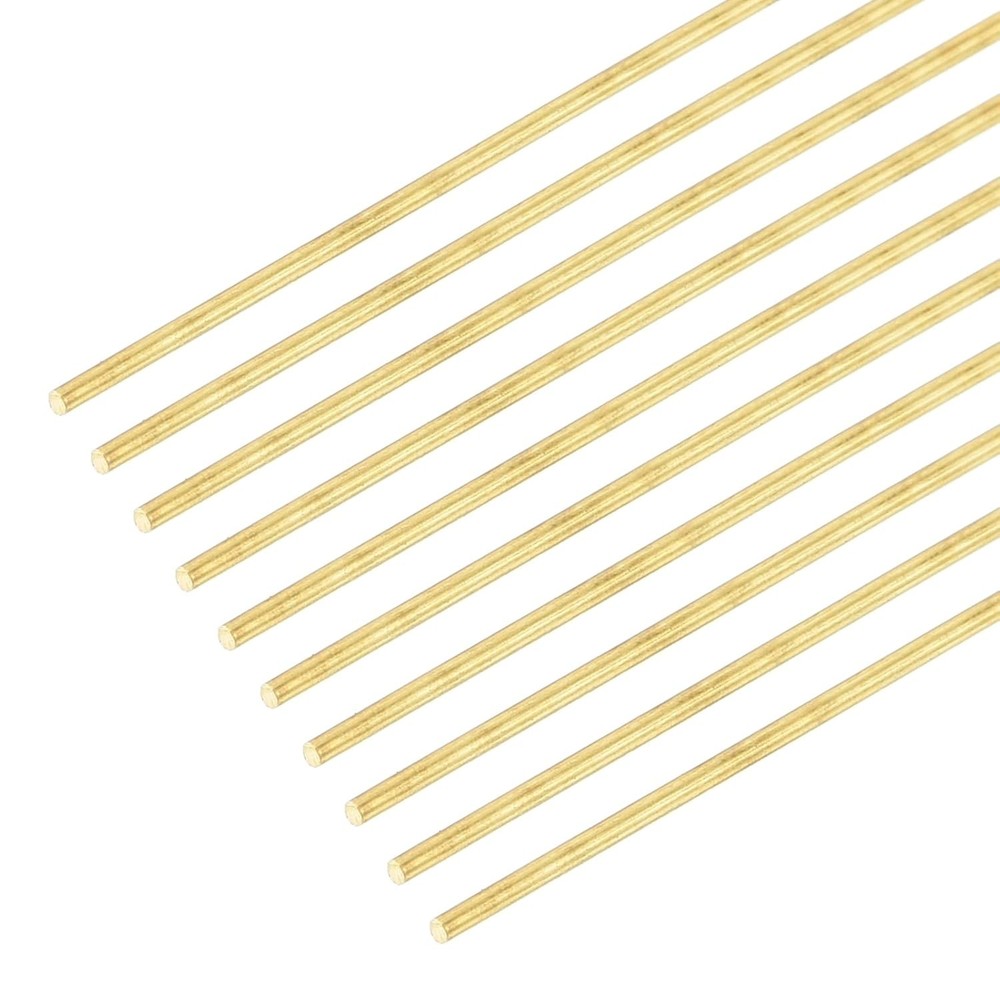 DMiotech 20 Pack 12″ x 3/32″ Brass Rods, Solid Round Brass Rod for DIY Craft Bra
